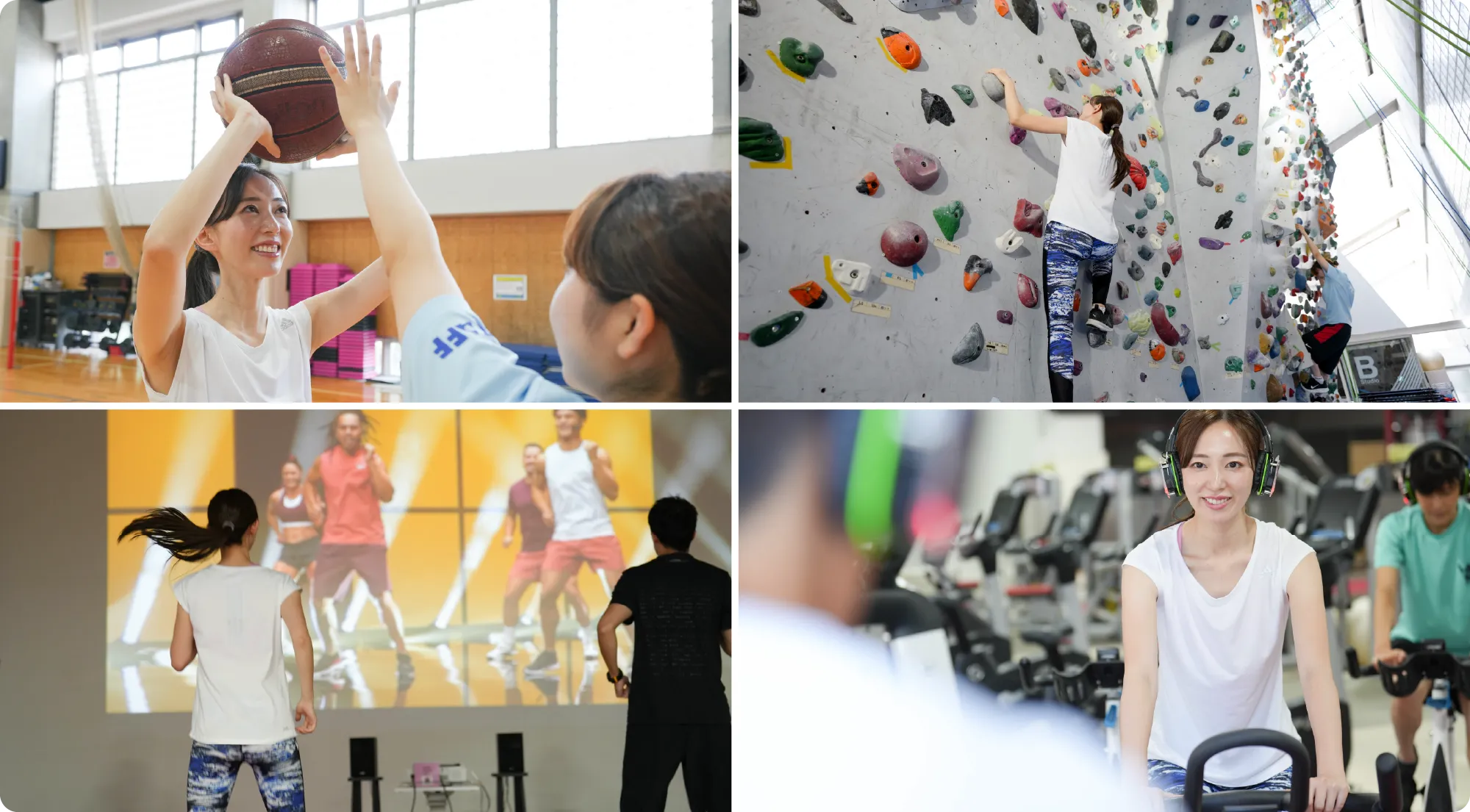 ゆとりある空間でのびのびトレーニング